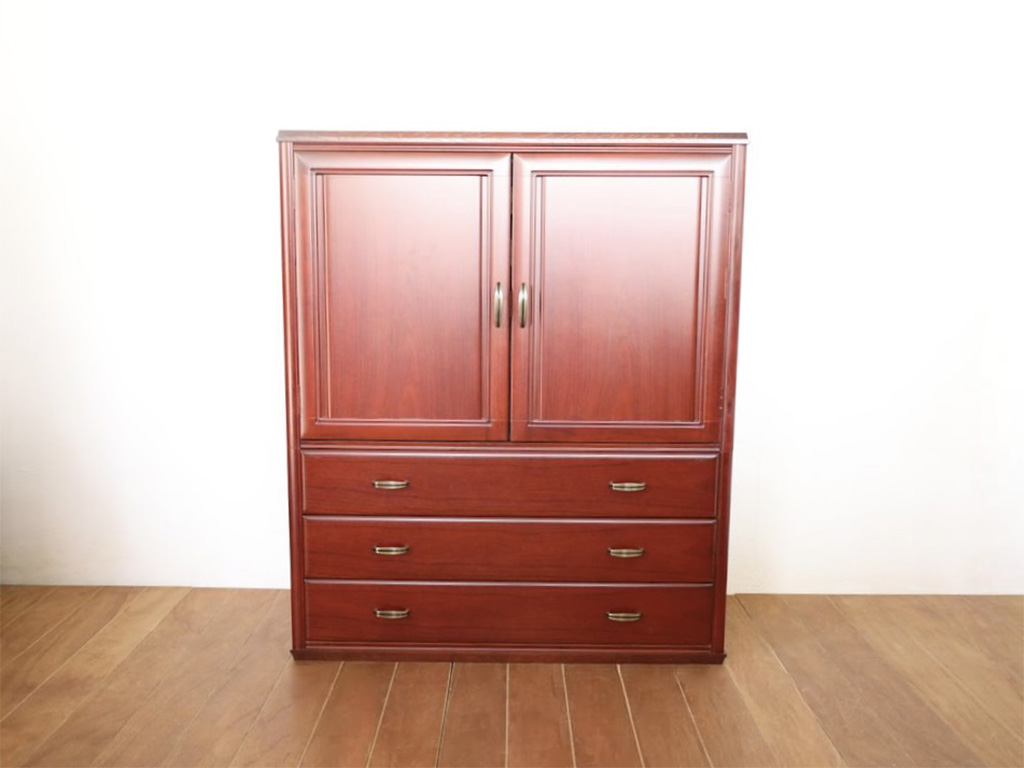 地震対策でリサイズした和タンス