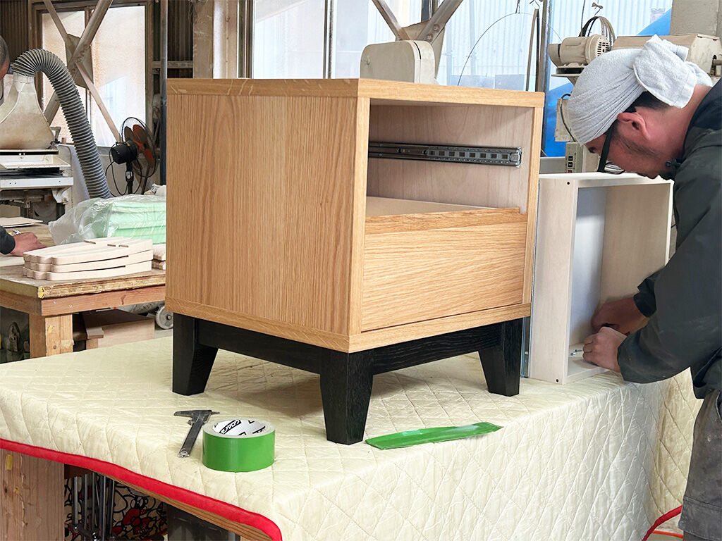 工房での製作風景