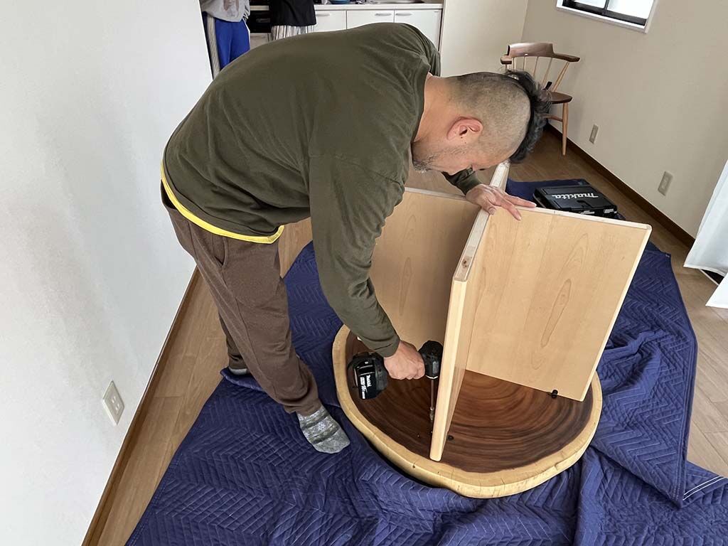 現地組み立て