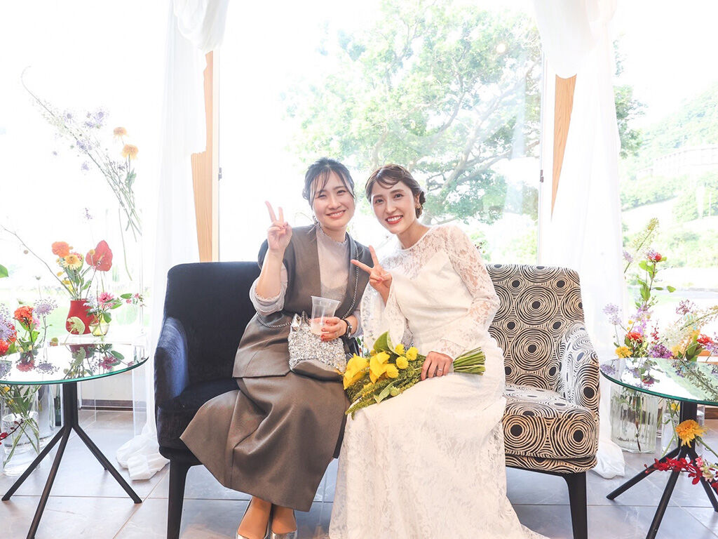 花嫁との２ショット