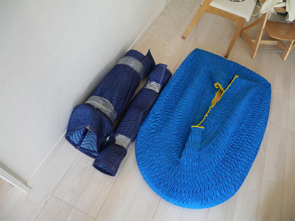 納品の様子
