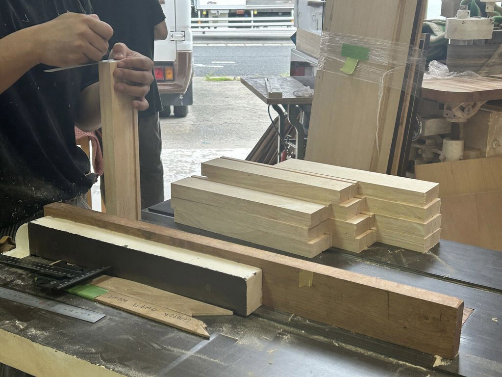 工房での製作風景
