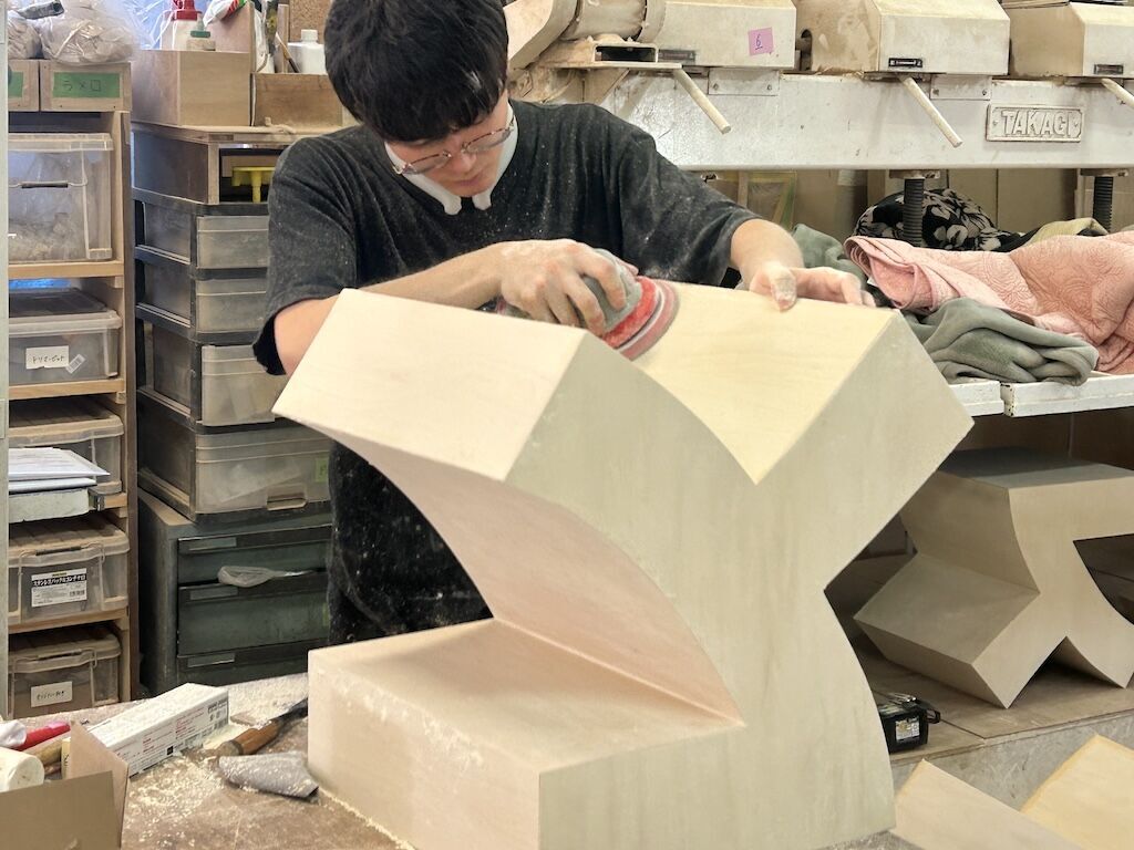 スイス製作の様子