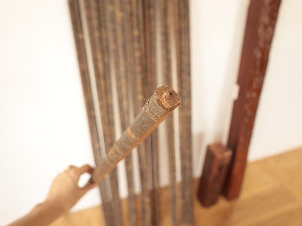処分予定だった家屋材