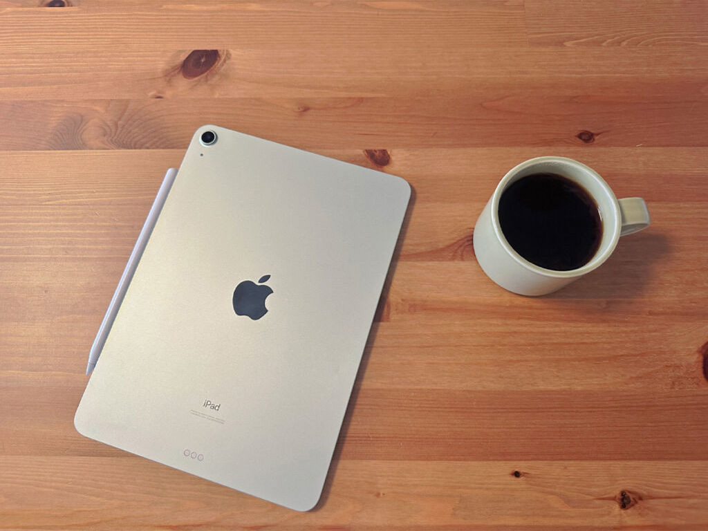 ipadとコーヒー
