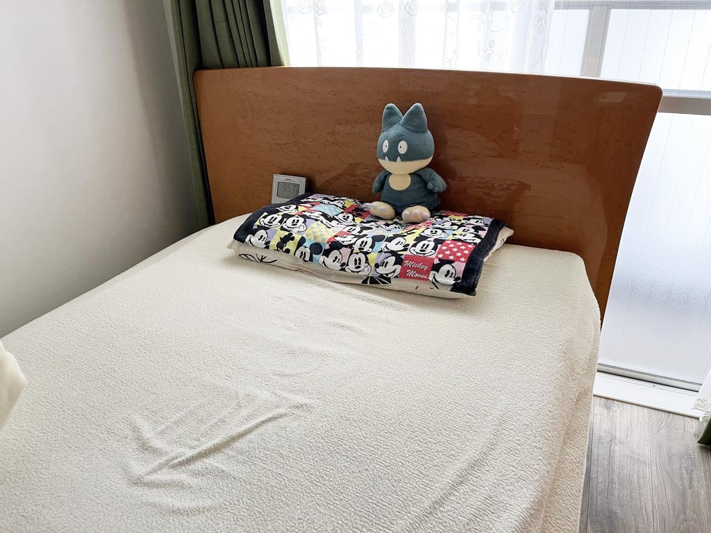 サイズに悩んでいるベッド