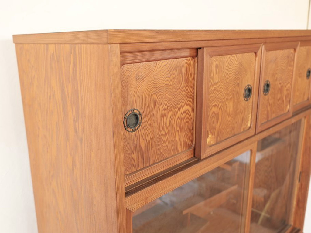 屋久杉の茶棚・食器棚