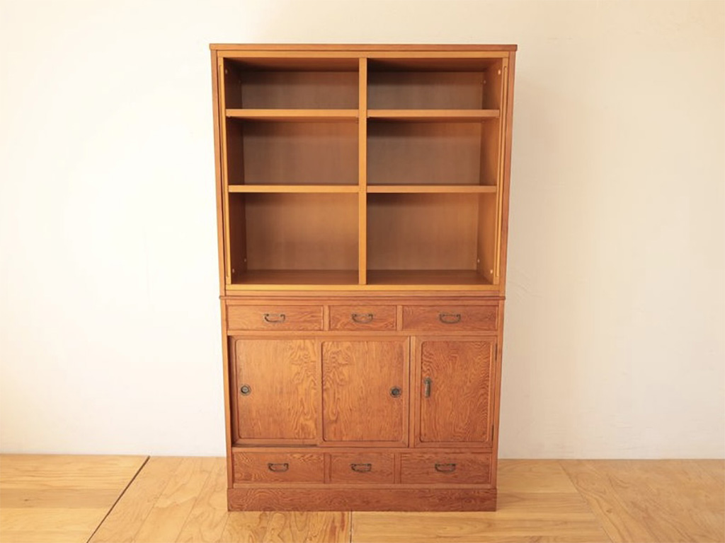 茶棚を本棚にリメイク