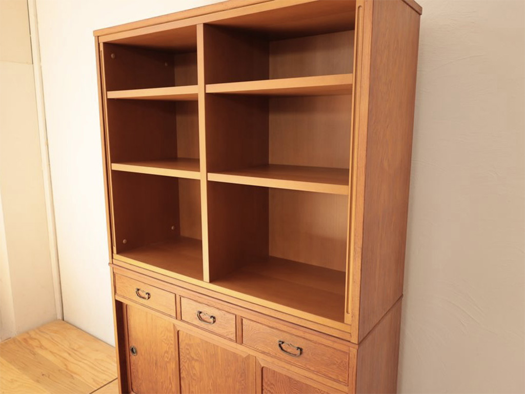 本のサイズに合わせた棚割り