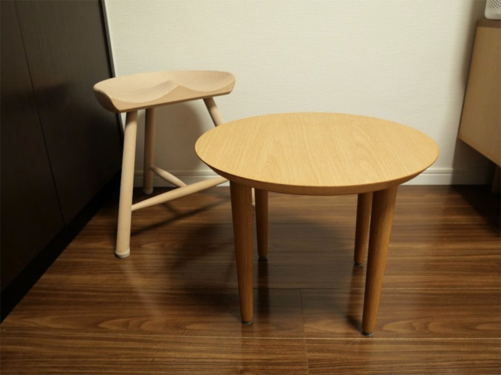 インテリアにもなるミニテーブル