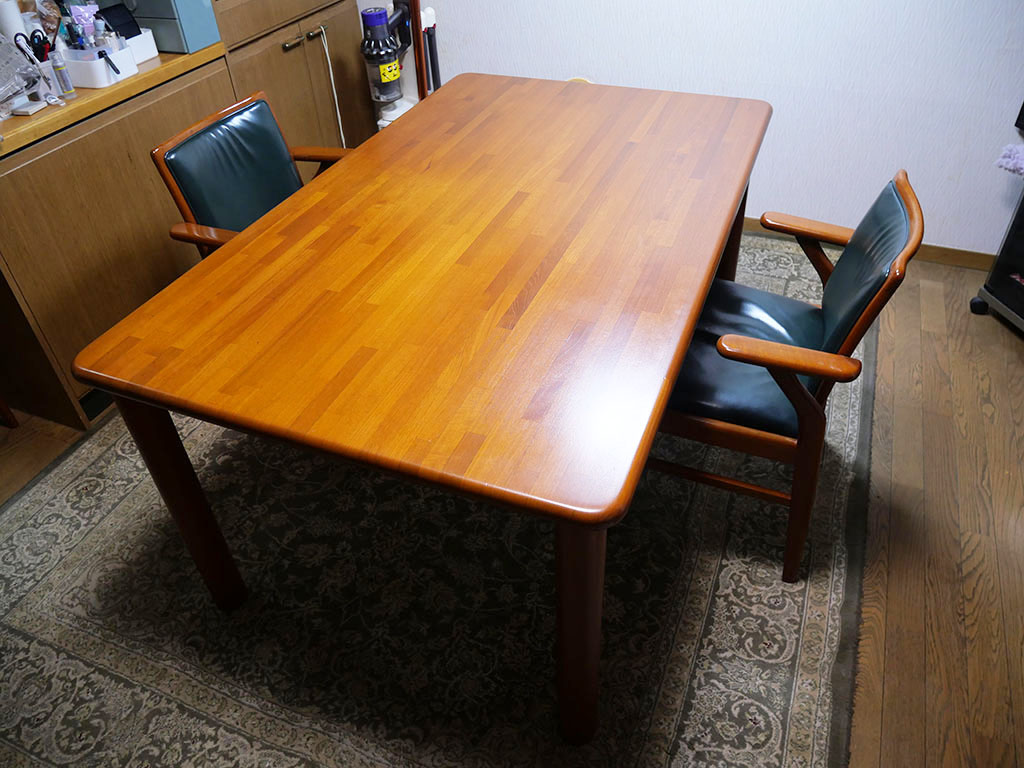 これまで通りのダイニングテーブル