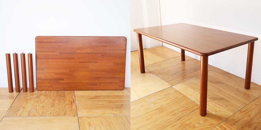 R1123:壊れてしまったテーブル脚を修理！金具交換で再び快適にのイメージ