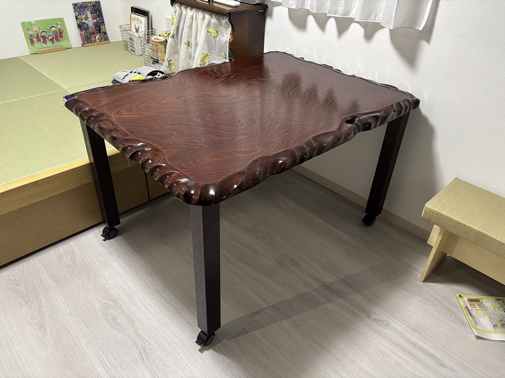 畳が丘に座ってご使用できる高さ