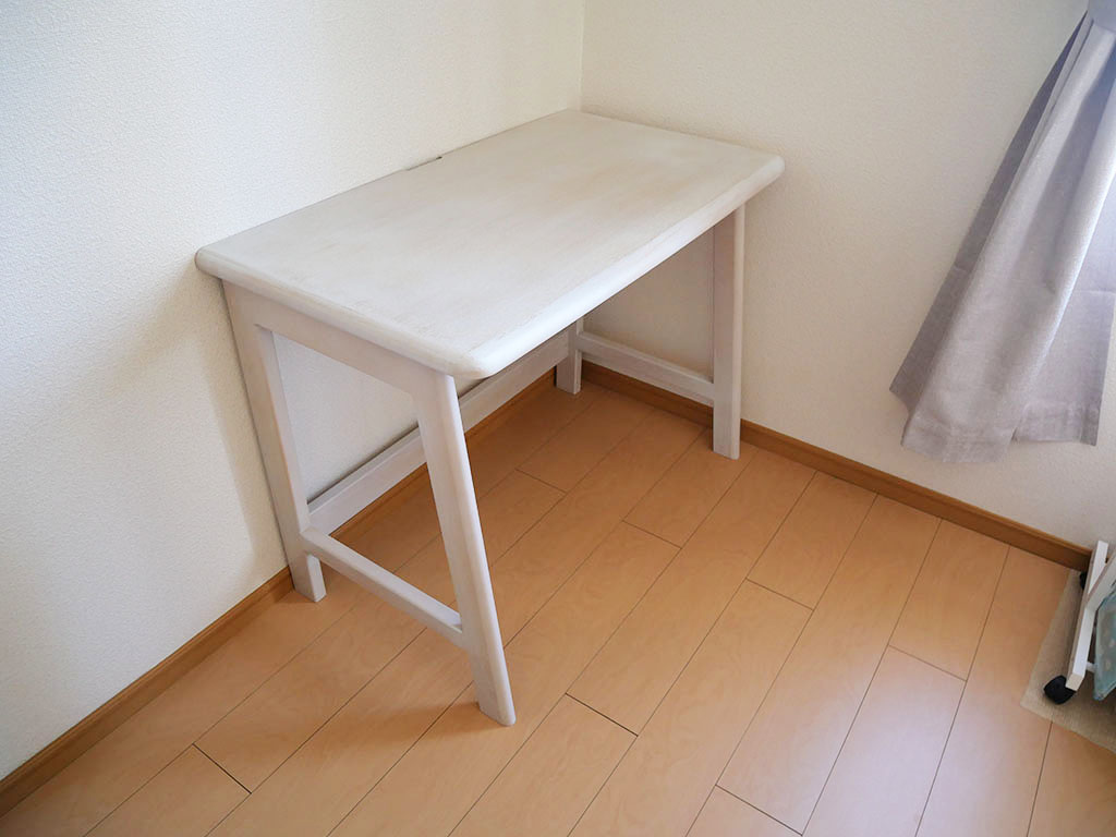 リメイクした机を納品