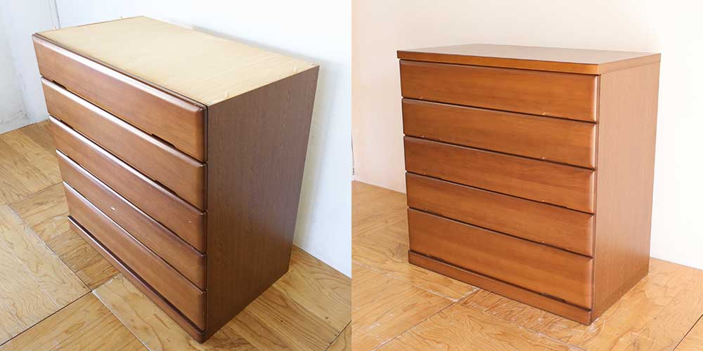 R1145:和タンスの引き出し部分を単体で。コンパクトなチェストにリメイクのイメージ