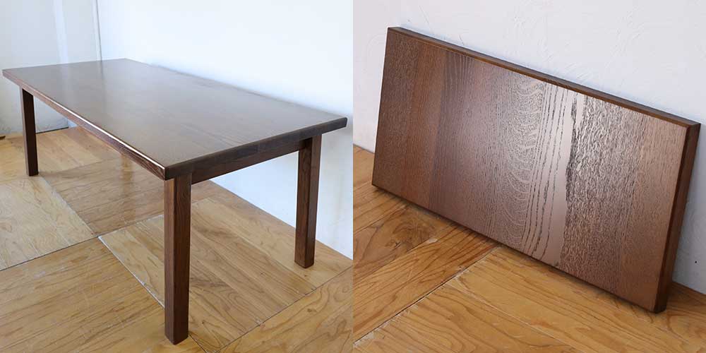 R1162:テーブルリサイズで残った天板を使いたい。DIY用に加工しましたのイメージ