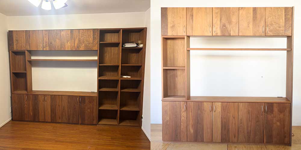 R1184:テレビボード兼本棚を分割!テレビボード部分を単体で使えるようにのイメージ