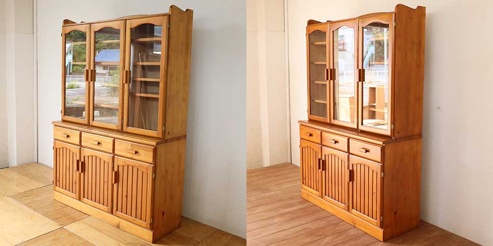 R1189:40年愛用の食器棚をレストア。再塗装と調整でこれからも大切にのイメージ