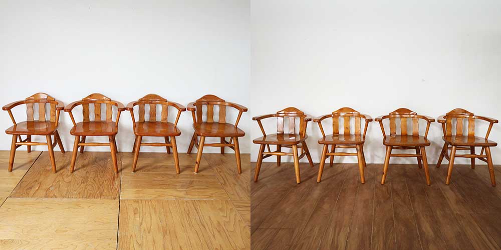 R1191:再塗装で色味を均一に。建て替えを機にダイニングチェアをレストアのイメージ