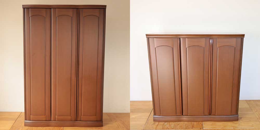 R1195:新居に置けない2m超えの婚礼タンス。収納力は確保しつつ小さくのイメージ