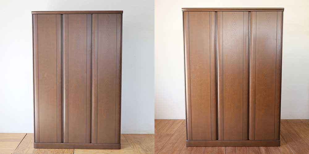 R1198:高さ210cmの洋服タンスをリサイズ。収納力を確保して使いやすくのイメージ