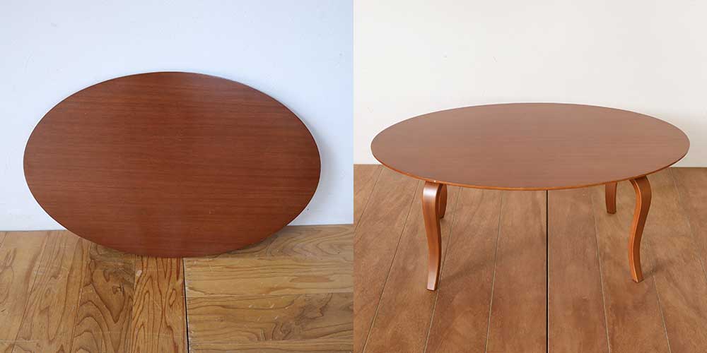 R1202:なくしてしまったローテーブルの脚を製作！元の雰囲気を再現のイメージ