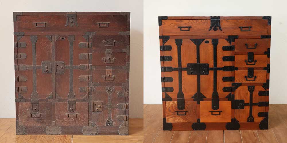 R1208:古いタンスをレストア。歴史ある佇まいがより引き立つ仕上がりにのイメージ