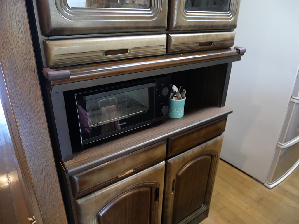 オープン収納を増設