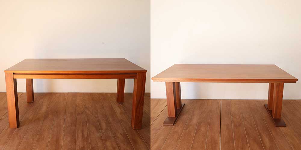 R1233:テーブルの高さを7cm小さくリサイズ。ソファに合う快適な一台にのイメージ