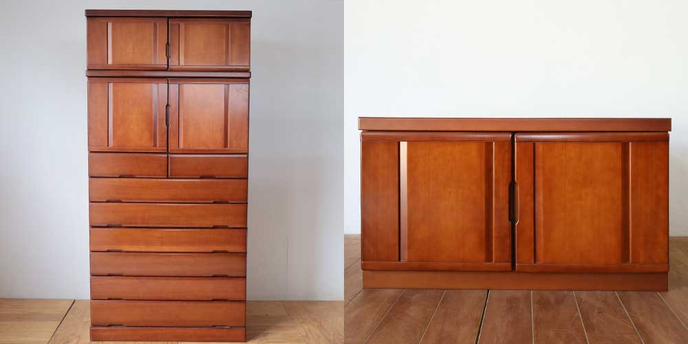 R1251:和タンスを小さくリサイズ。お着物収納だけを残して扱いやすくのイメージ