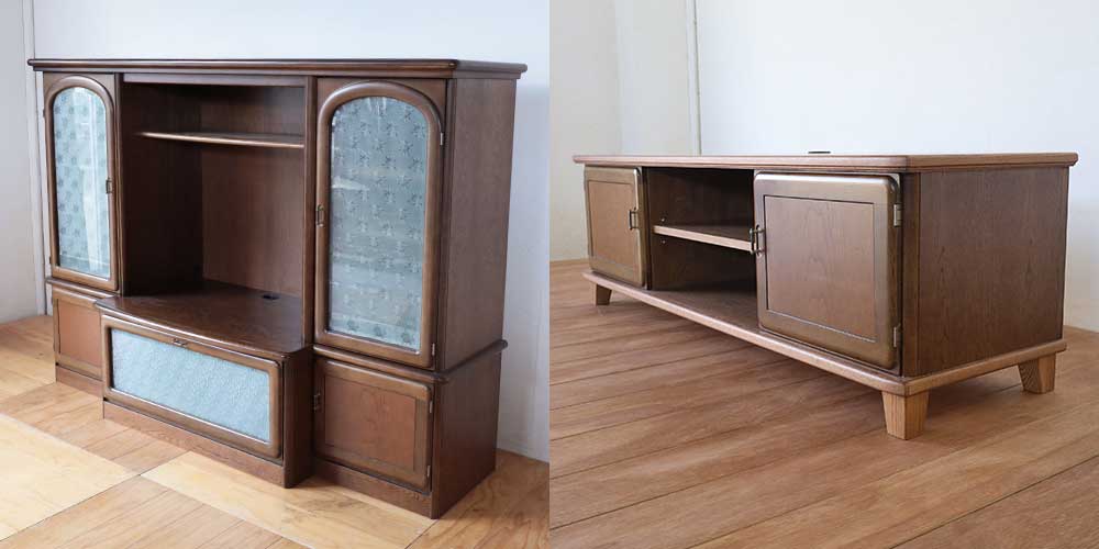 R1271:テレビボードをリメイク。サイズの大きなテレビが置けるようにのイメージ