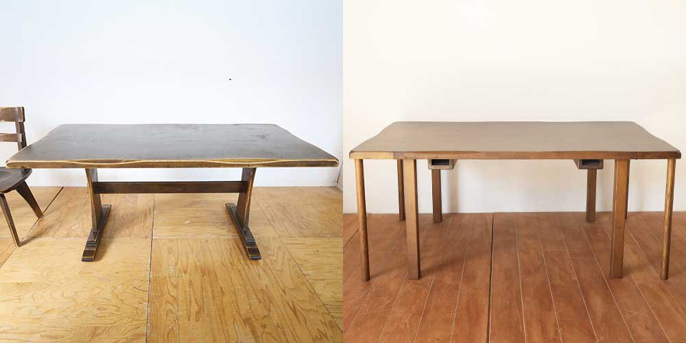 R1296:ダイニングの横幅をリサイズ＋50cm延長できるバタフライ式にのイメージ