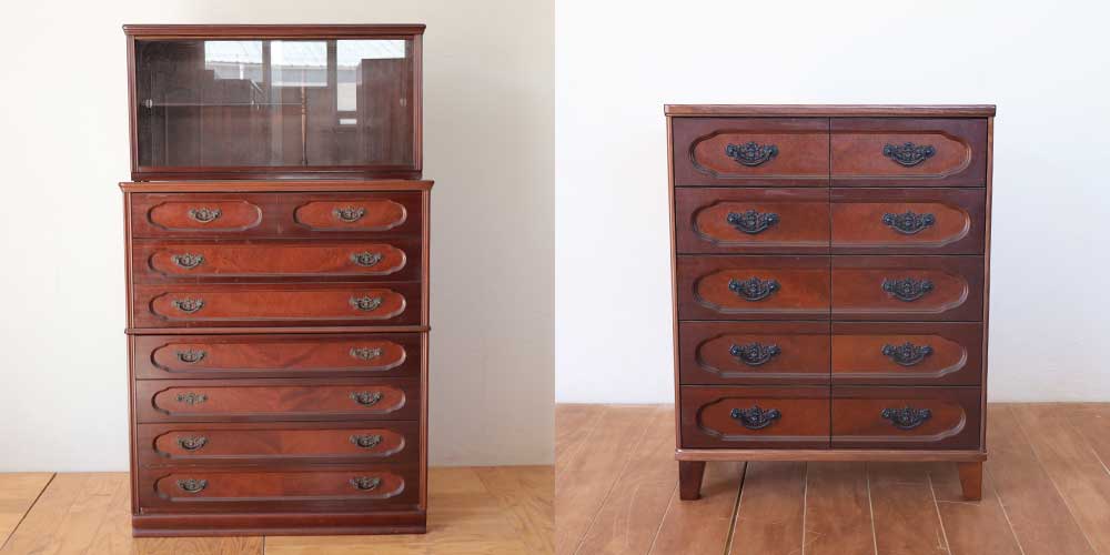 R1302:亡きお母様の整理タンスをリメイク。ご遺影を飾るためのチェストにのイメージ