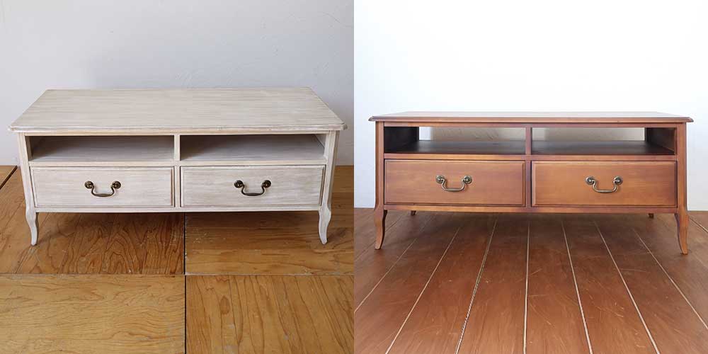 R1320:ネット購入したテレビボードを再塗装。「思っていた色と違う」を解消のイメージ