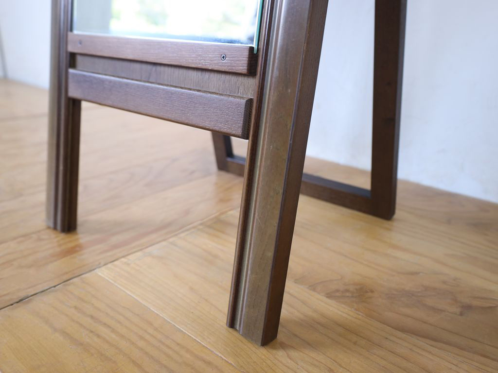 タンス扉を活かしたミラーフレーム