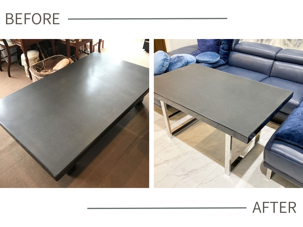 ローテーブルをハイテーブルにする方法