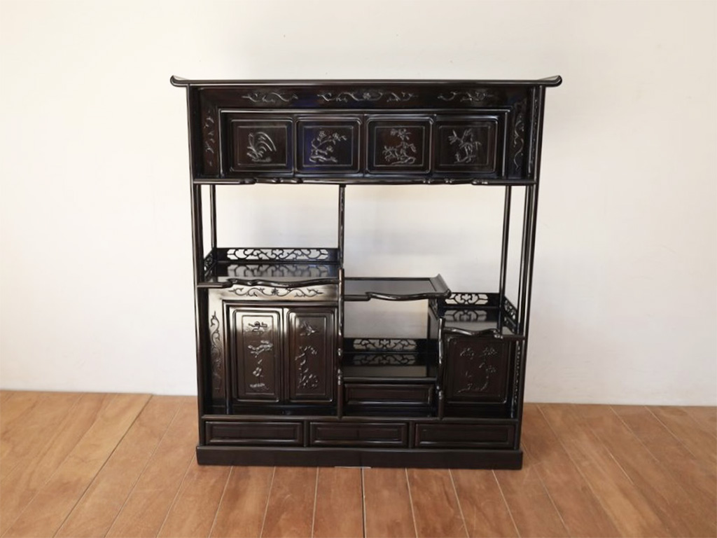 レストアした茶棚