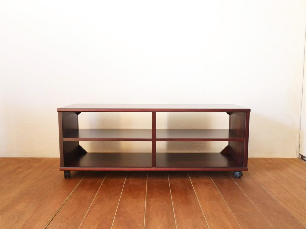 婚礼タンスから作ったロータイプの本棚