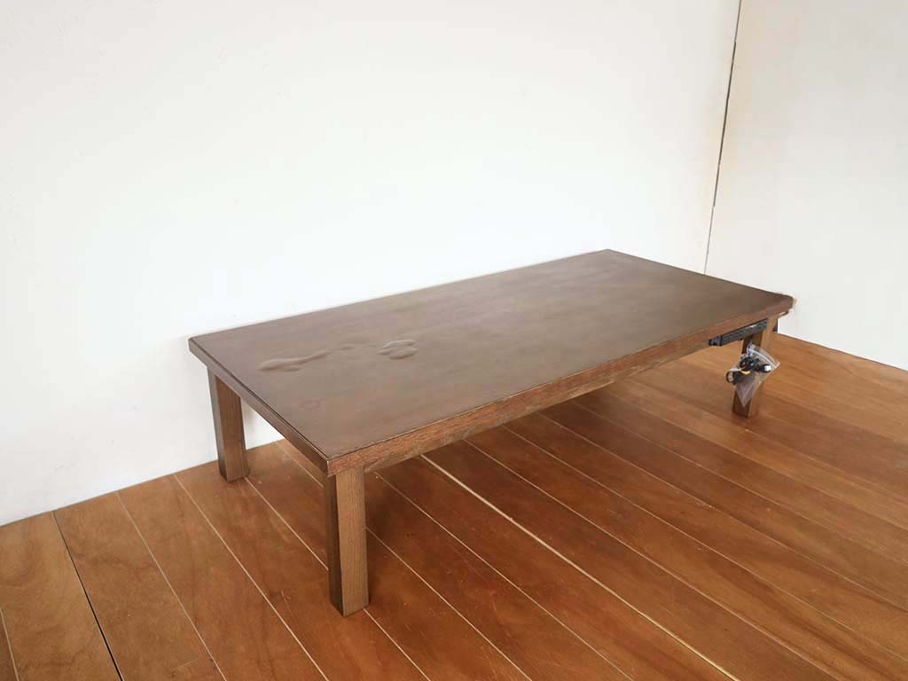 学習机からローデスクにリメイク