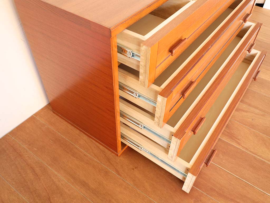 引き出しにスライドレールをつけるリメイク