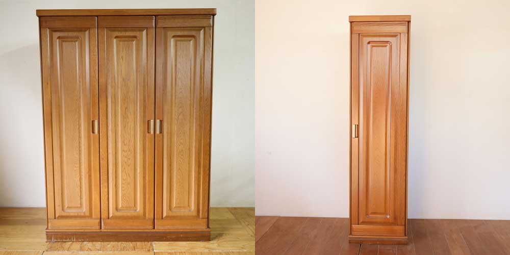 R1372:お部屋に合わせて婚礼タンスをリサイズ。扉1枚分のロッカー型にのイメージ