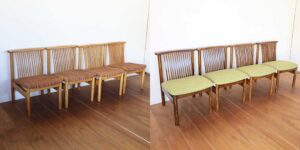 ダイニングチェアの再塗装事例