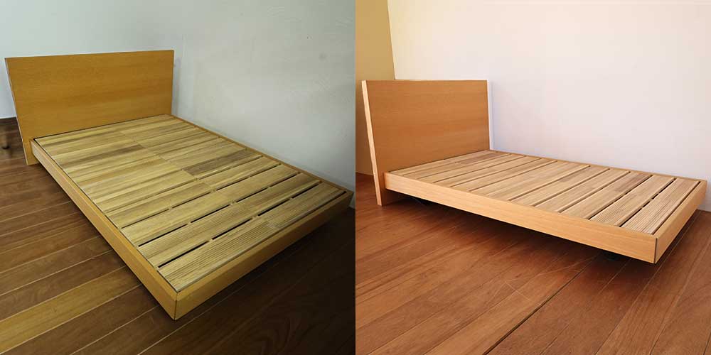 R1388:思い入れのあるダブルベッドを、暮らしに合わせたシングルサイズへのイメージ