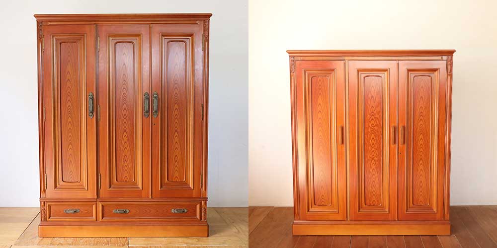 R1392:婚礼タンスをリサイズ・レストア。カビや汚れを除去して心地よくのイメージ