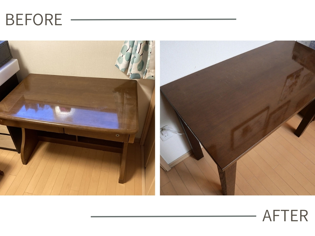 「重い・大きい」を解決するアイデア｜分解できる4本脚＆奥行きD500へサイズダウン