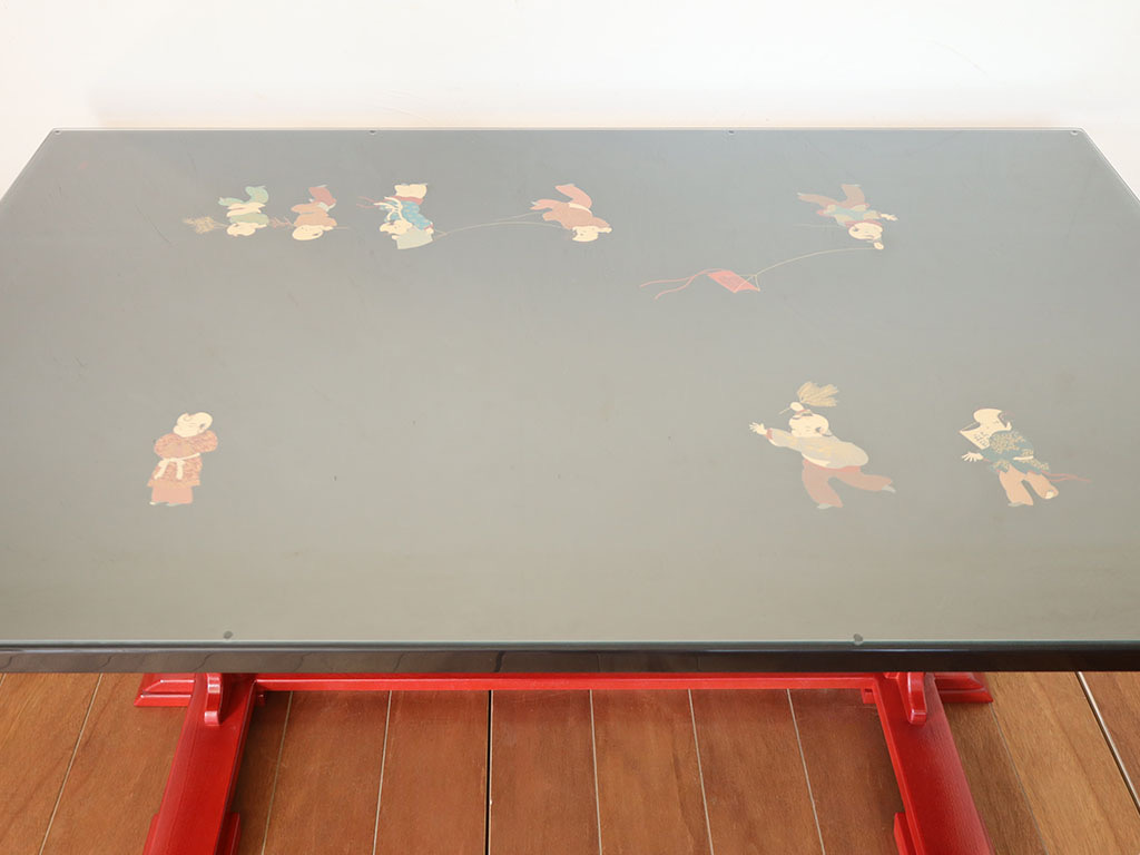 輪島塗りの天板