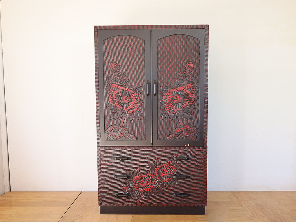 鎌倉彫りの和タンス