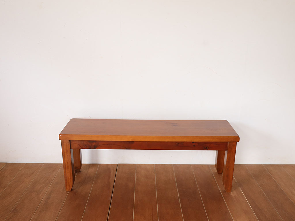 ダイニングベンチを小さくリサイズ