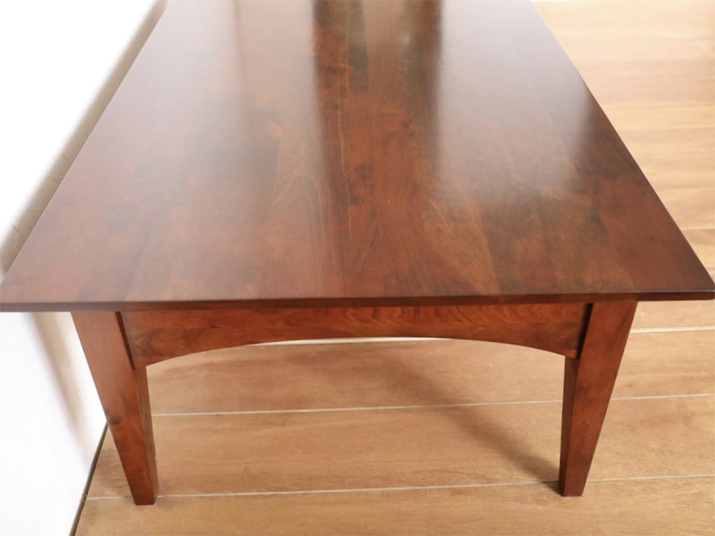 再塗装した天板