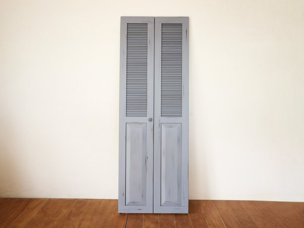 M0178:収納扉をオーダーメイド製作。ルーバー折れ戸でおしゃれにのイメージ